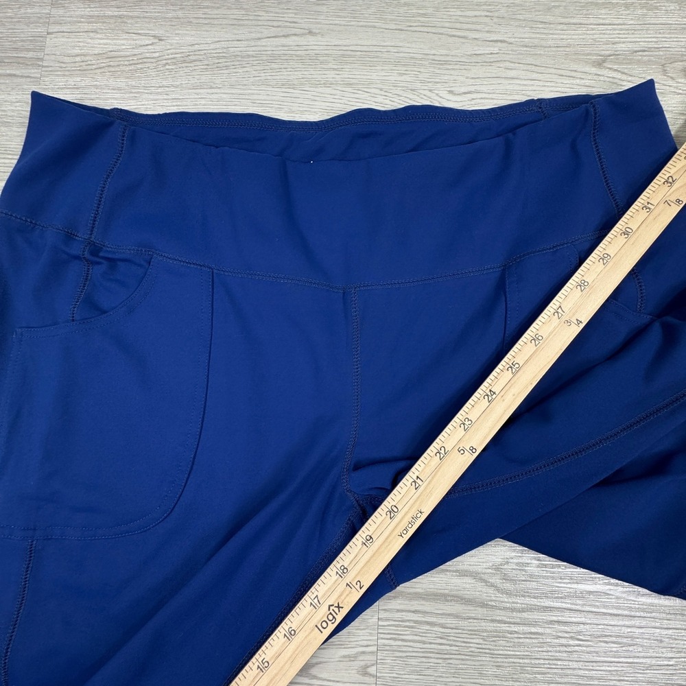 Jofit‎ Women's Capri Pants Blue XXL Athletic Golf Tennis Pockets Stretch - Picture 4 of 8